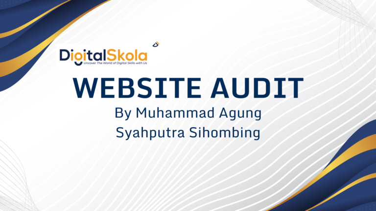 Website Audit by Muhammad Agung Syahputra Sihombing
